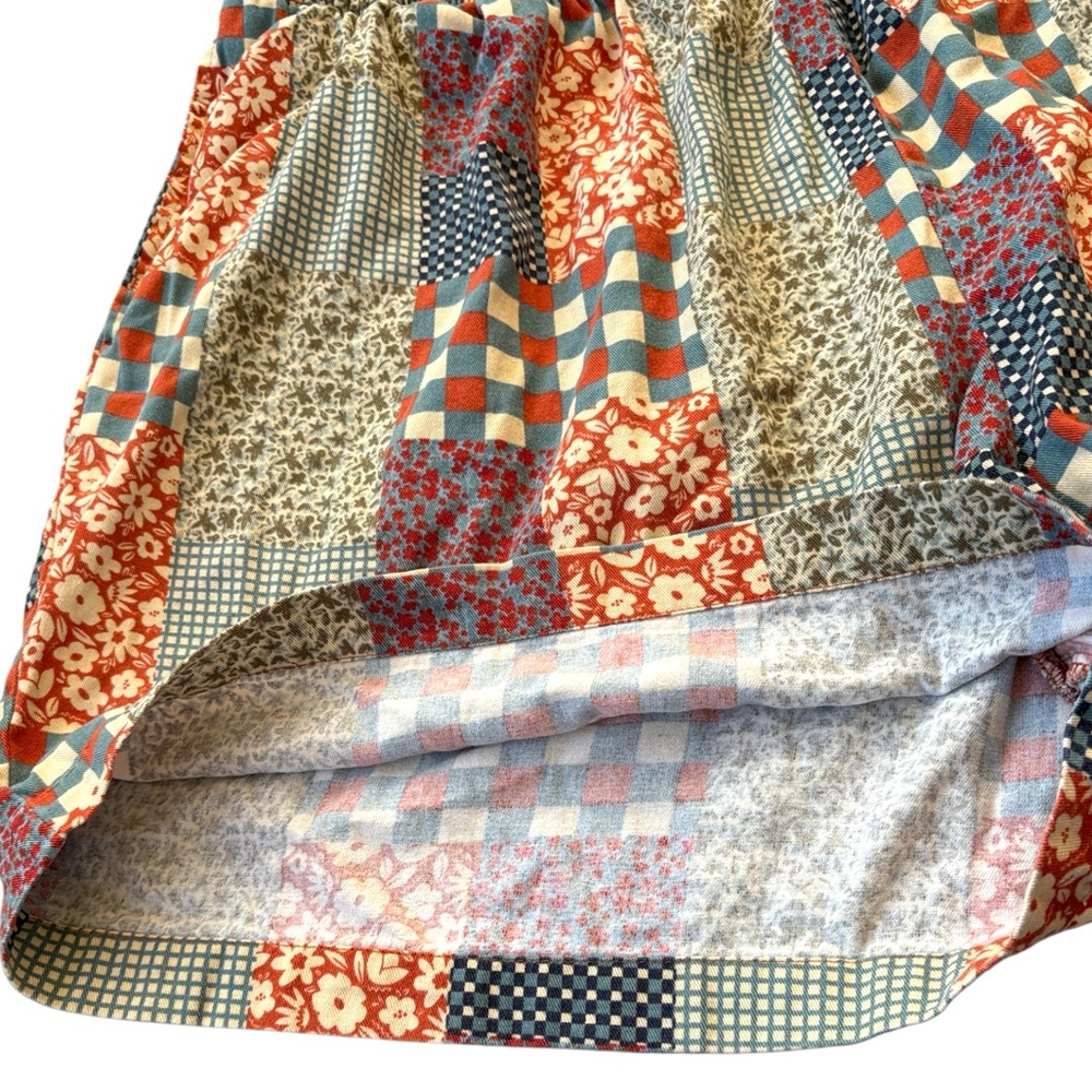 Lucy & Yak Patchwork Pull-On Shorts Size 2X - Picture 5 of 7